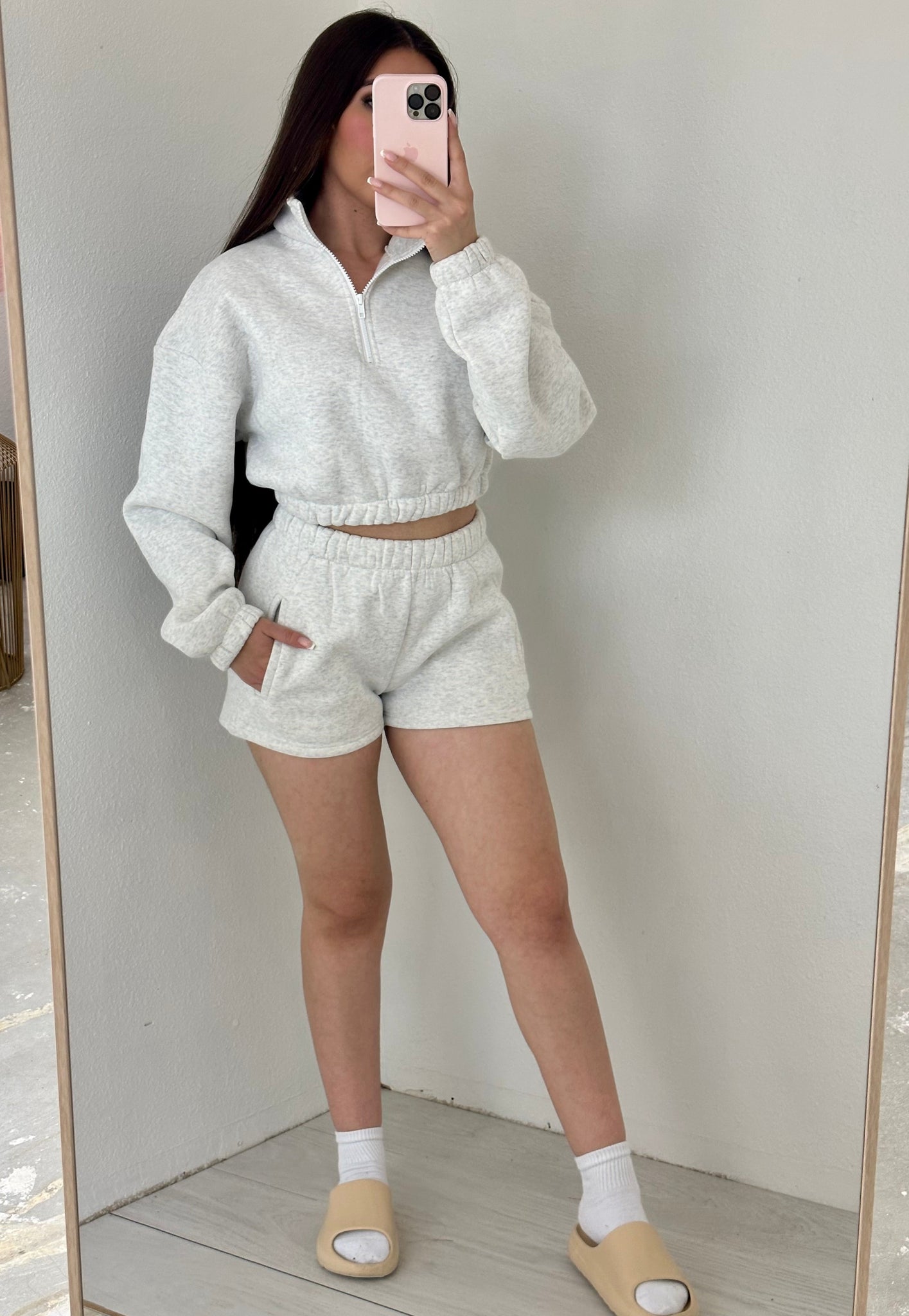 Kim Relaxed Shorts (Grey)
