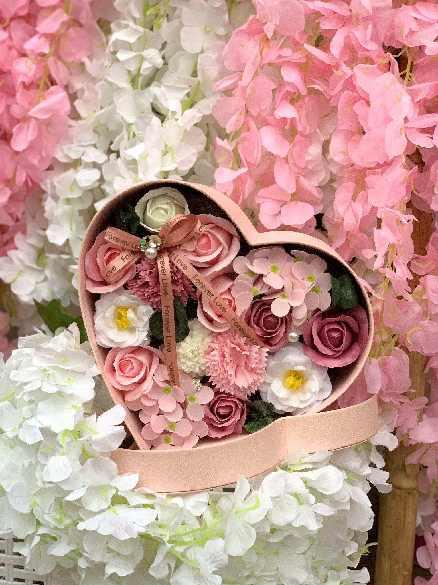 Heart Flower Boxes (Pink)