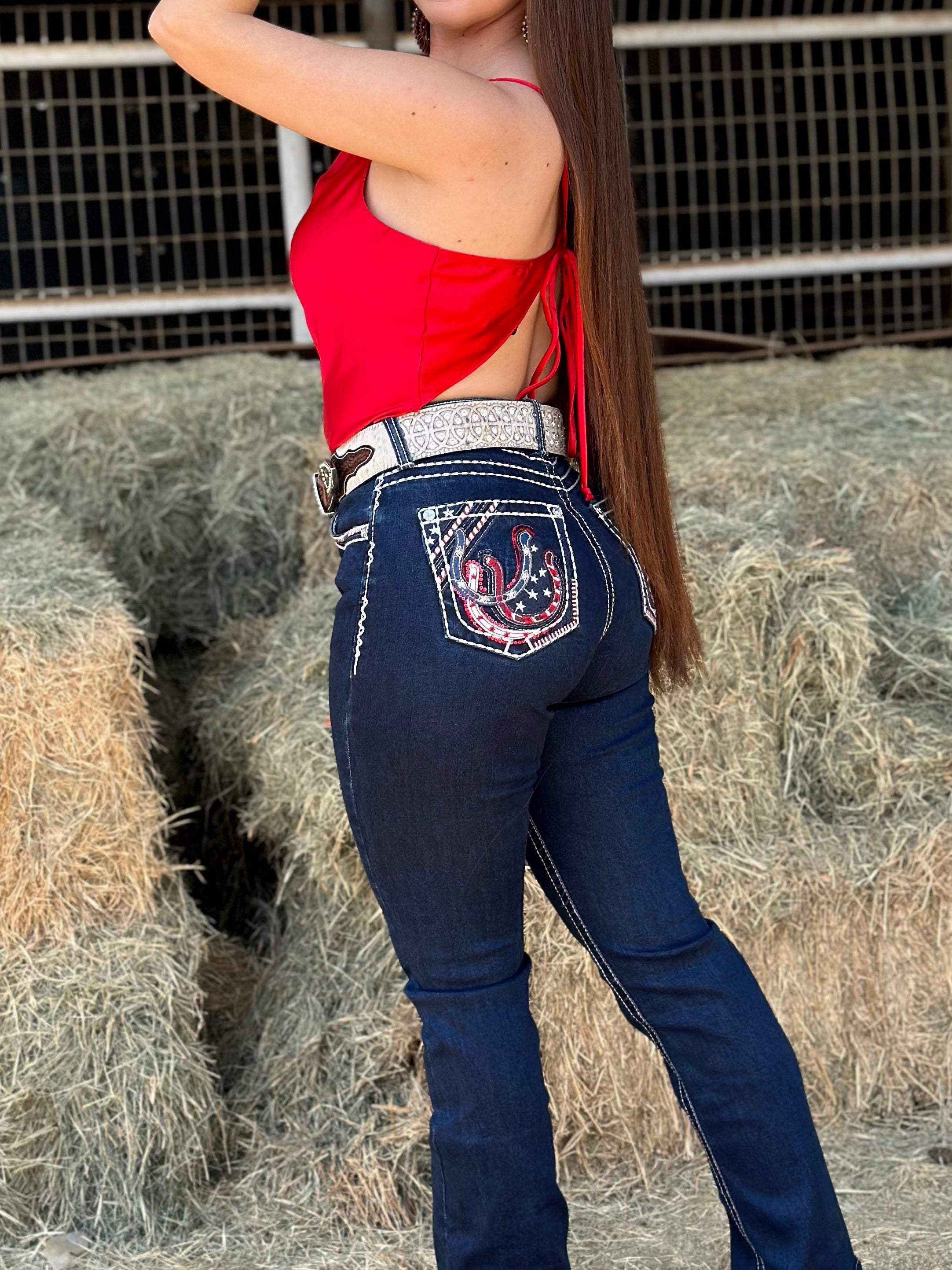 Keilani Satin Top (Red)
