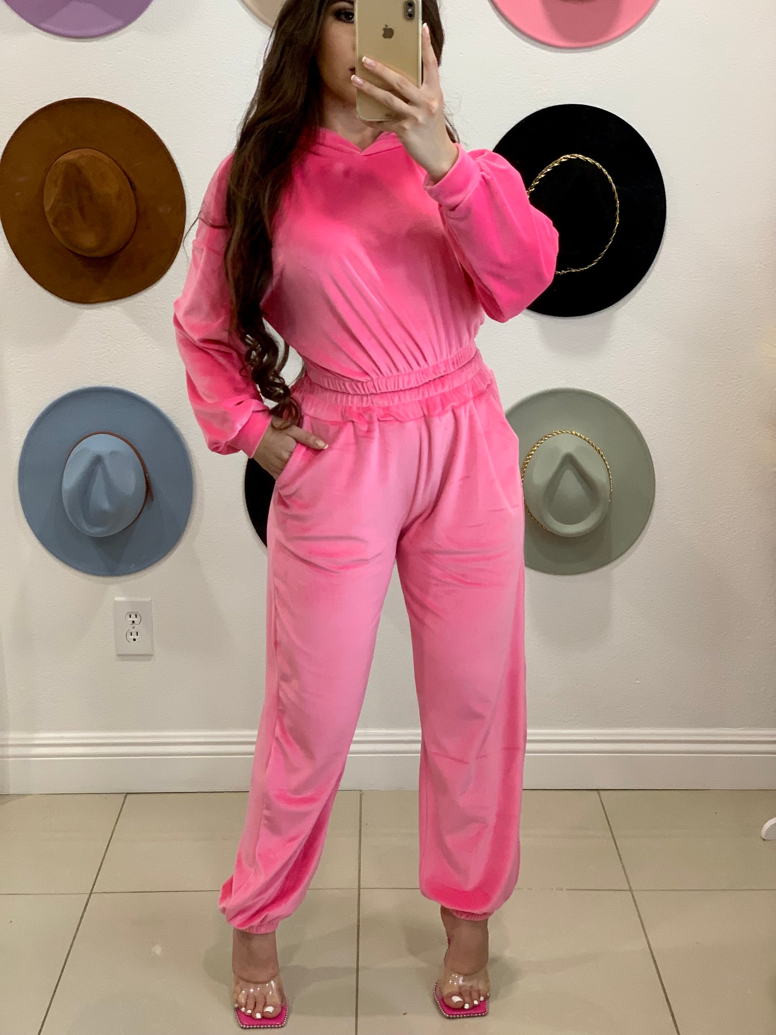 Vanessa Pant Set (Pink)