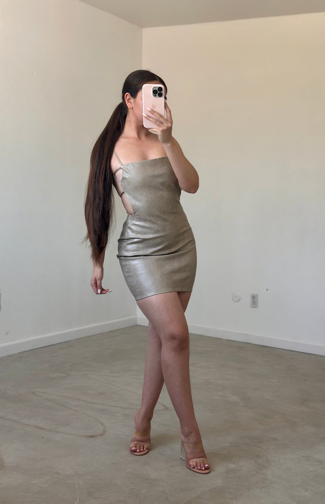 snakeskin satin dress Principles Women's Snake Print Chain Detail Satin Midi Dress