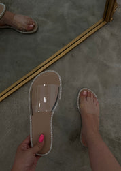Summer Glam Sandals (Clear)