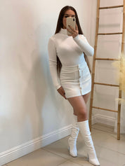 Snow Baby Tweed Mini Skirt