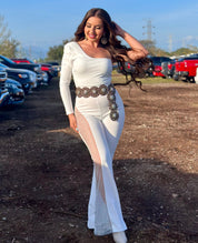 Julissa Jumpsuit (White)