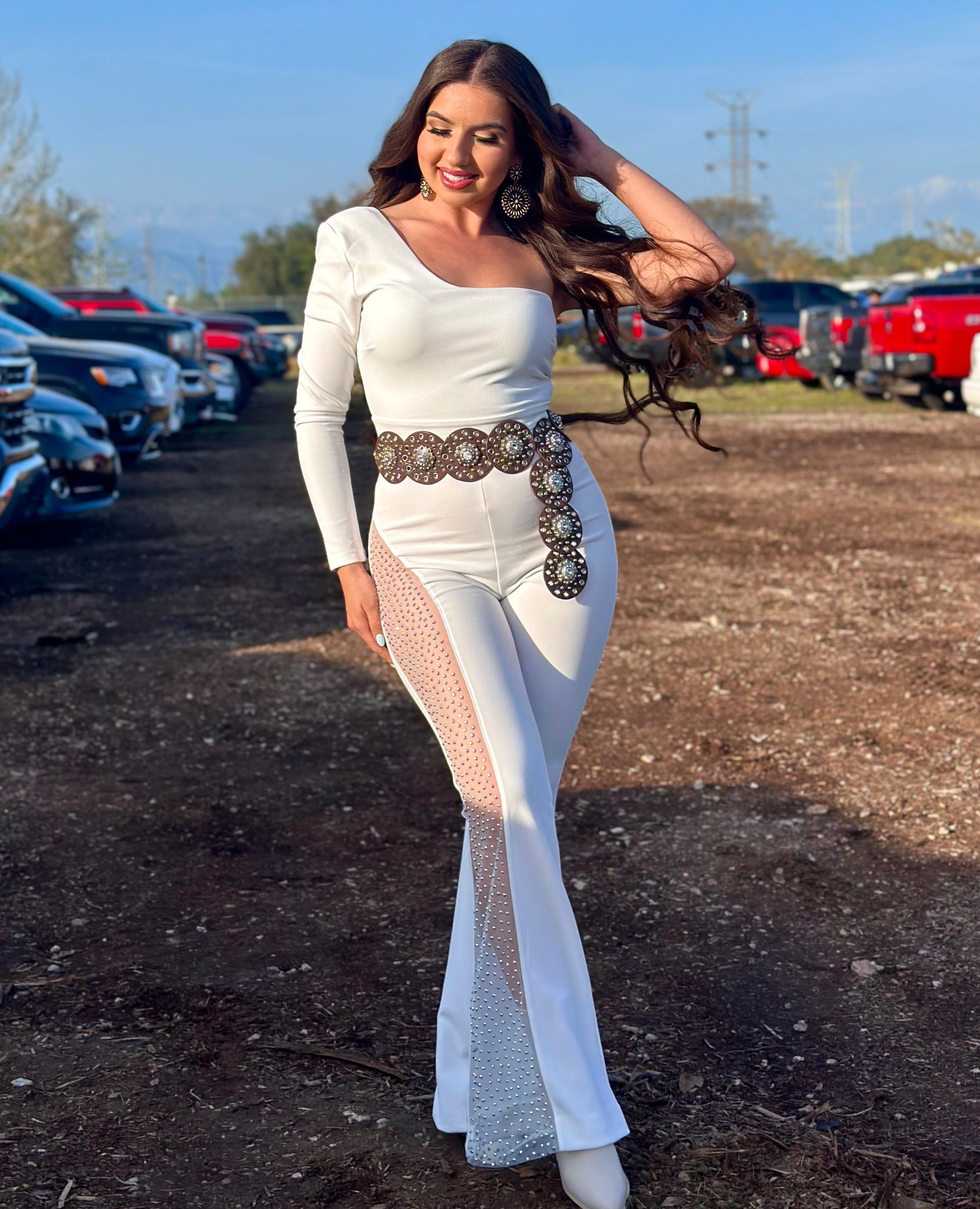 Julissa Jumpsuit (White)