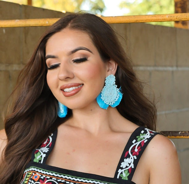 Color & Cultura Earrings (Blue)