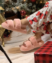 Pink Furry Slides