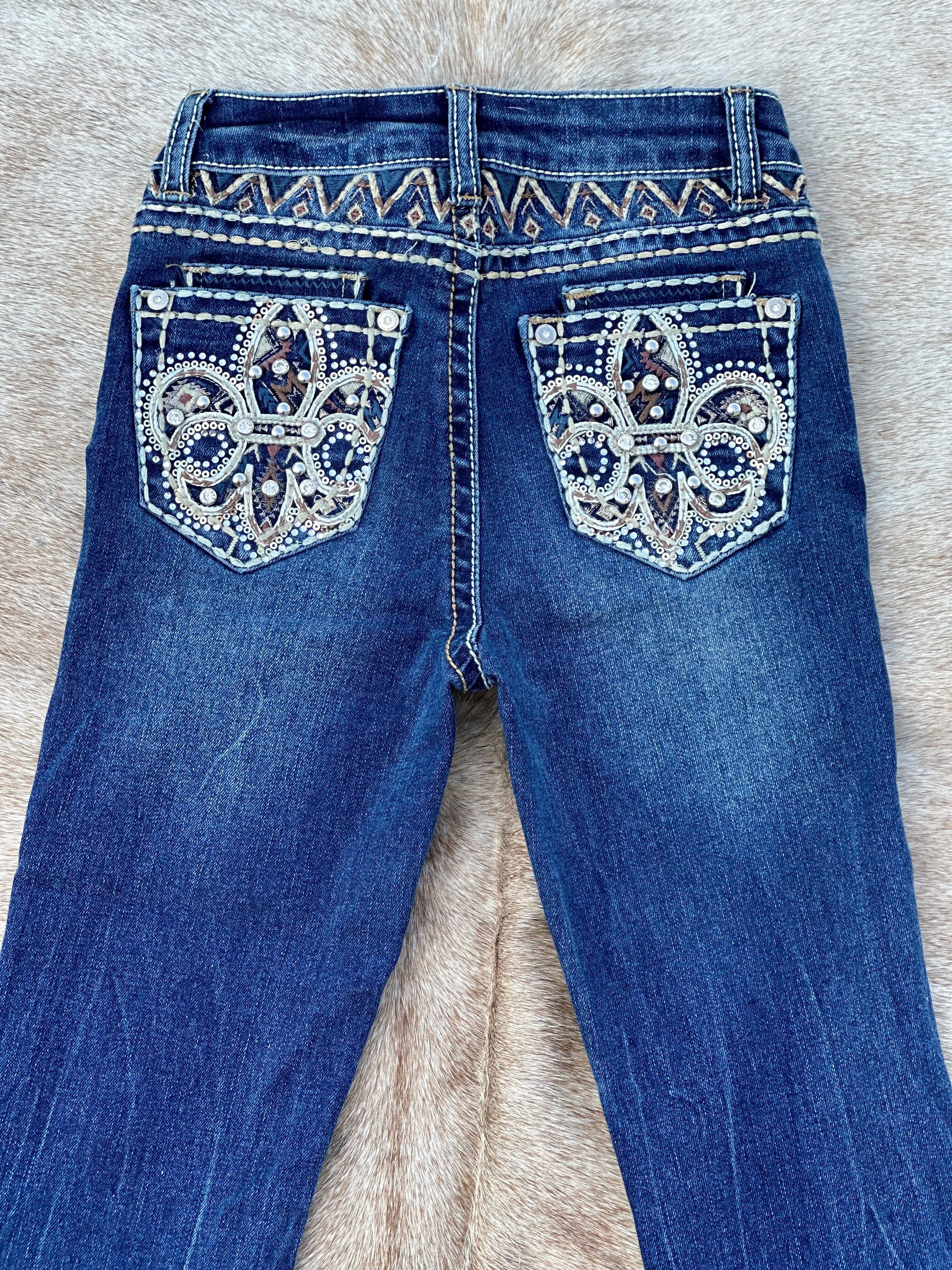 Girl S74 Bling Bootcut Jeans