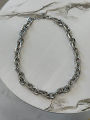 Mid Chain Necklace (Silver)