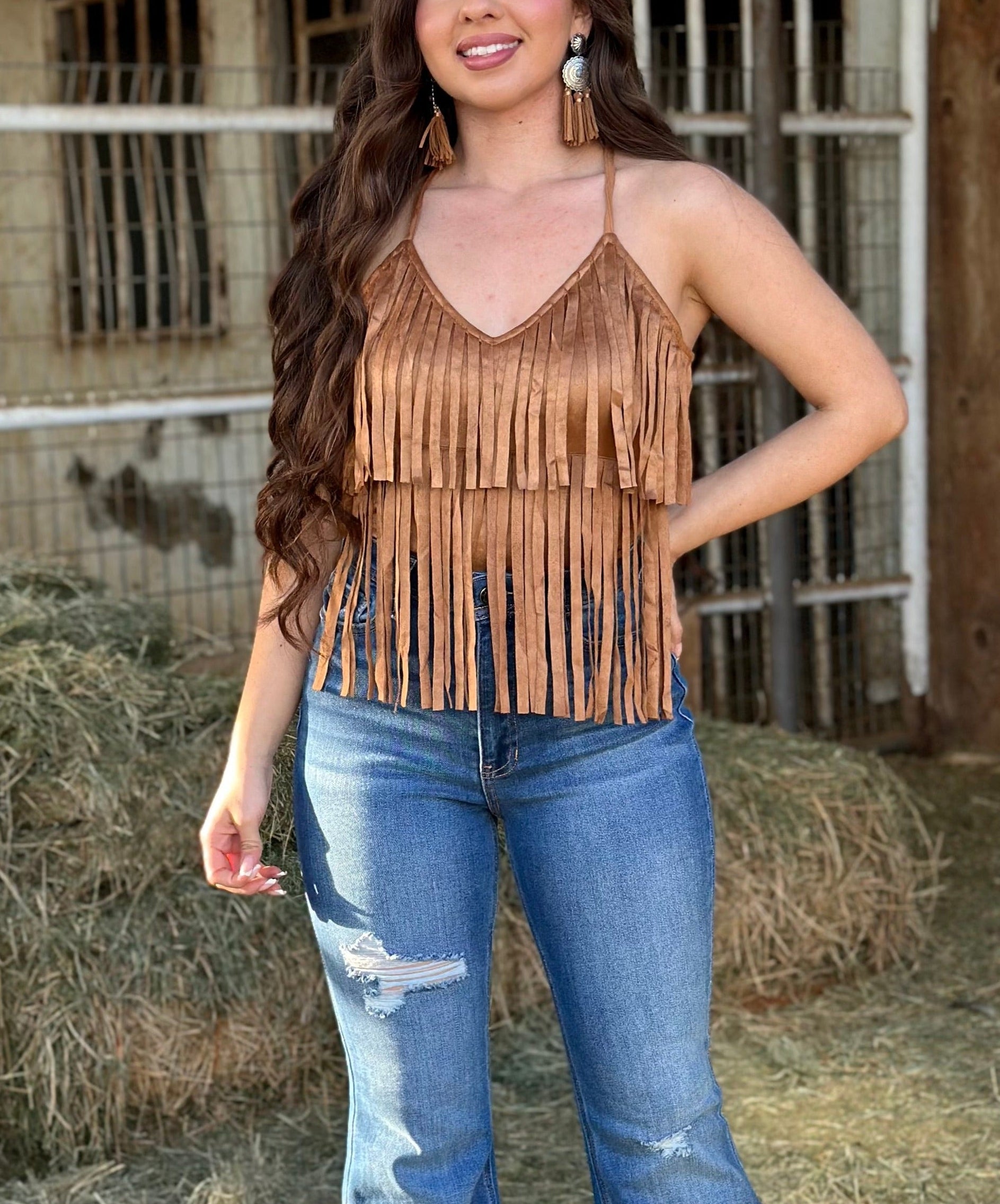 Gina Fringe Top