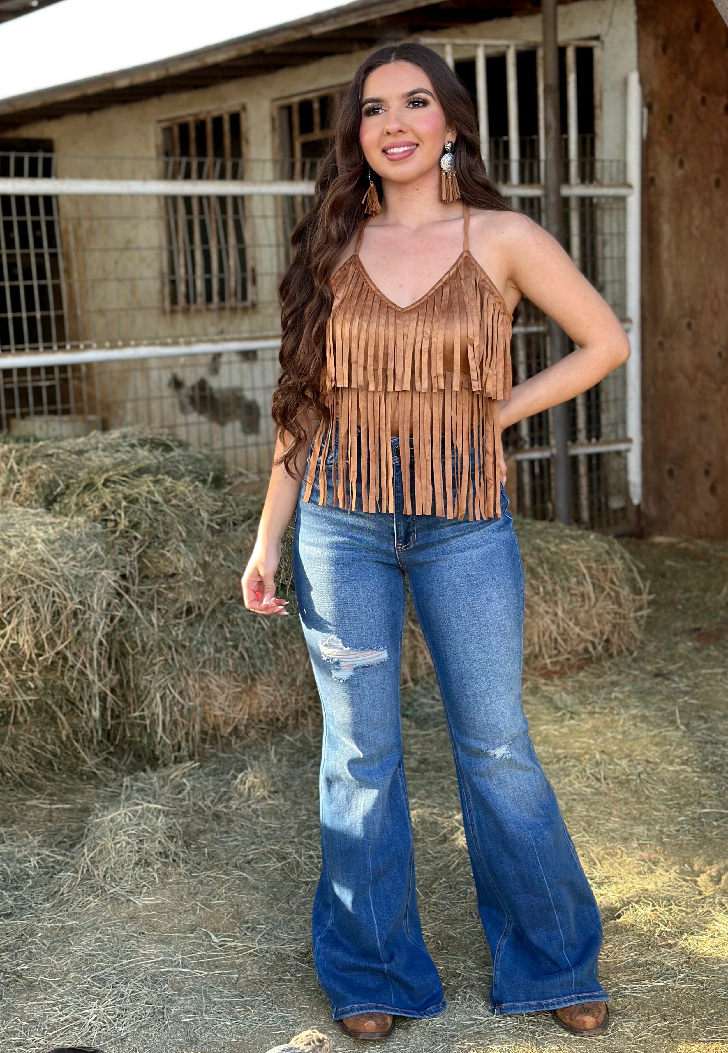 Gina Fringe Top