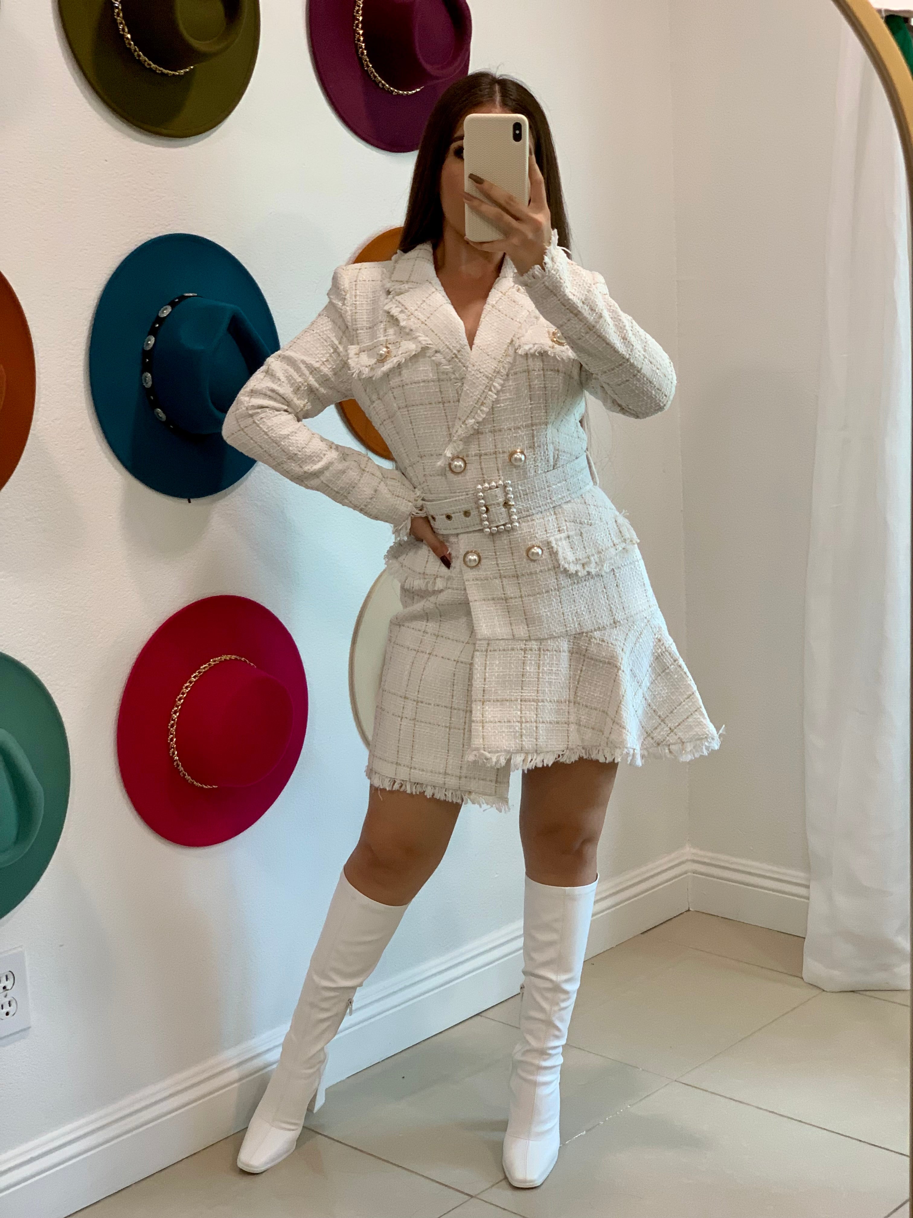 Kristen Tweed Blazer Dress