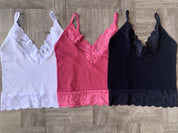 Litzy Ribbed Tank Top - Valeria'S Boutique 