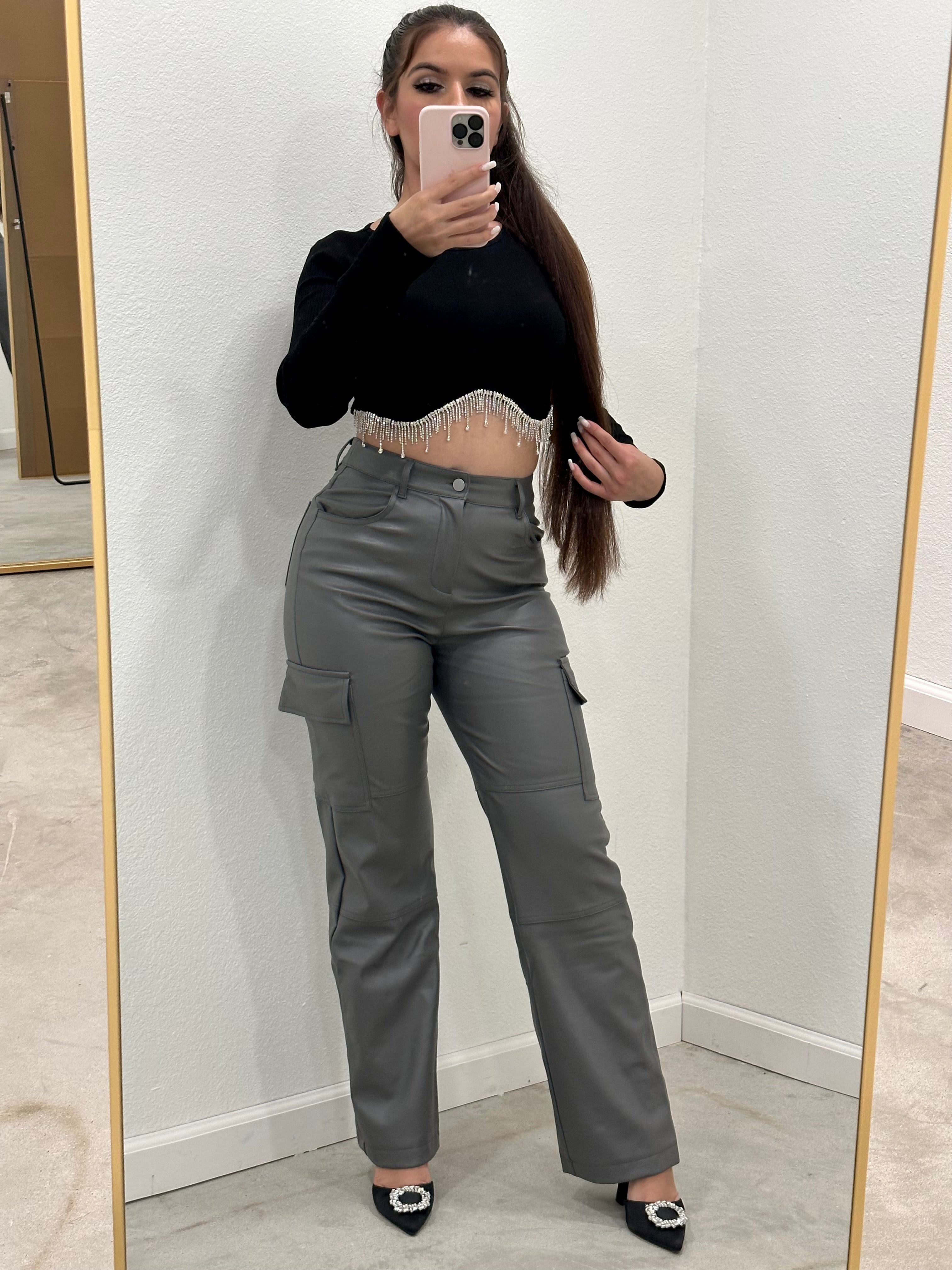 Tinker Rhinestone Top (Black)