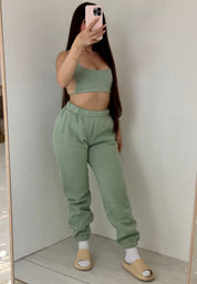 Kim Pant Set (Sage)