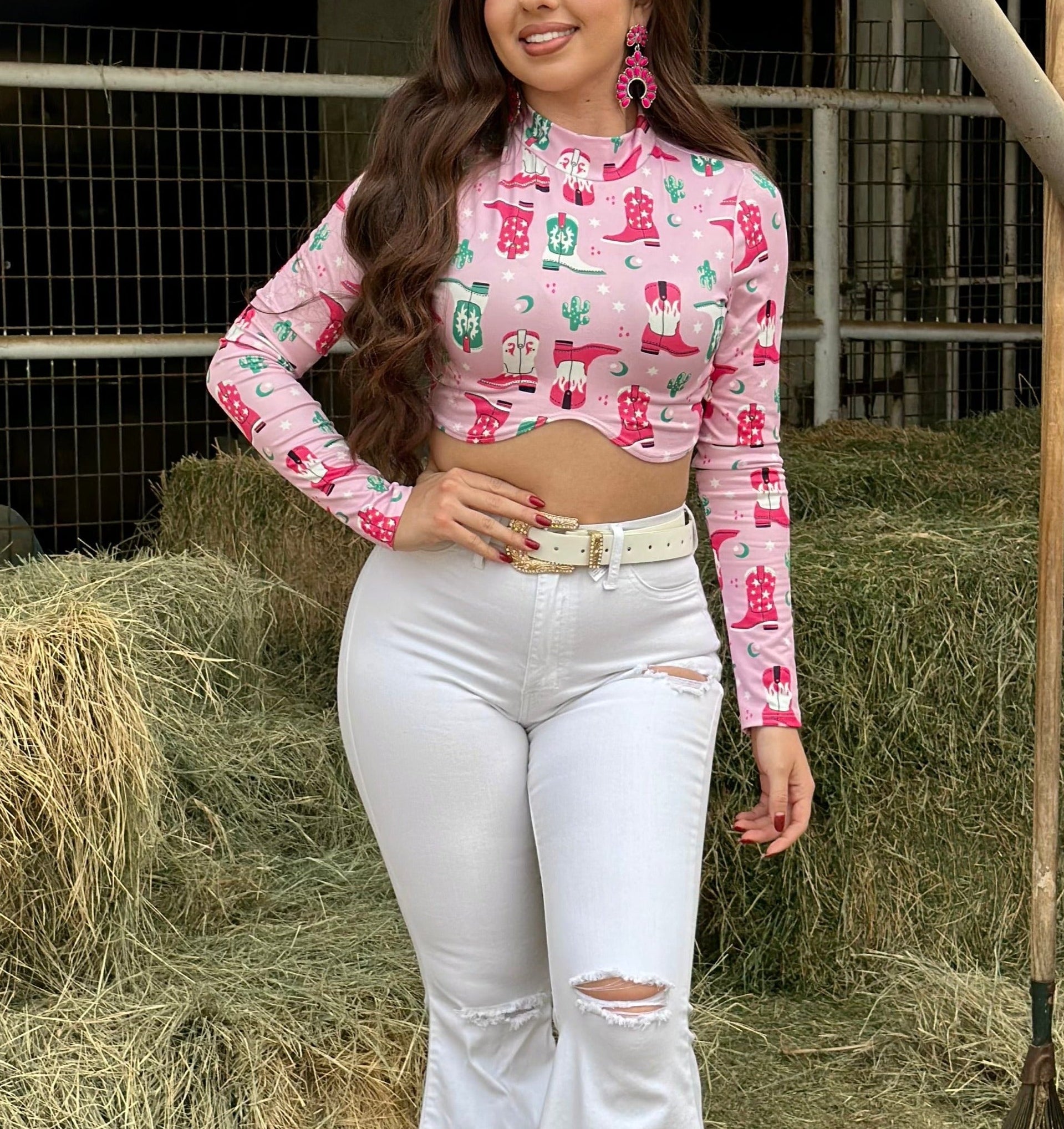 Chinita Top (Boots/Cactus)