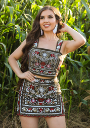 Color & Cultura Mexico Skirt