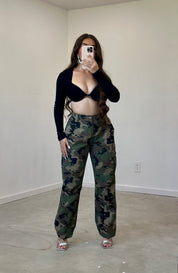 Nataly Cargo Pants (Camo)
