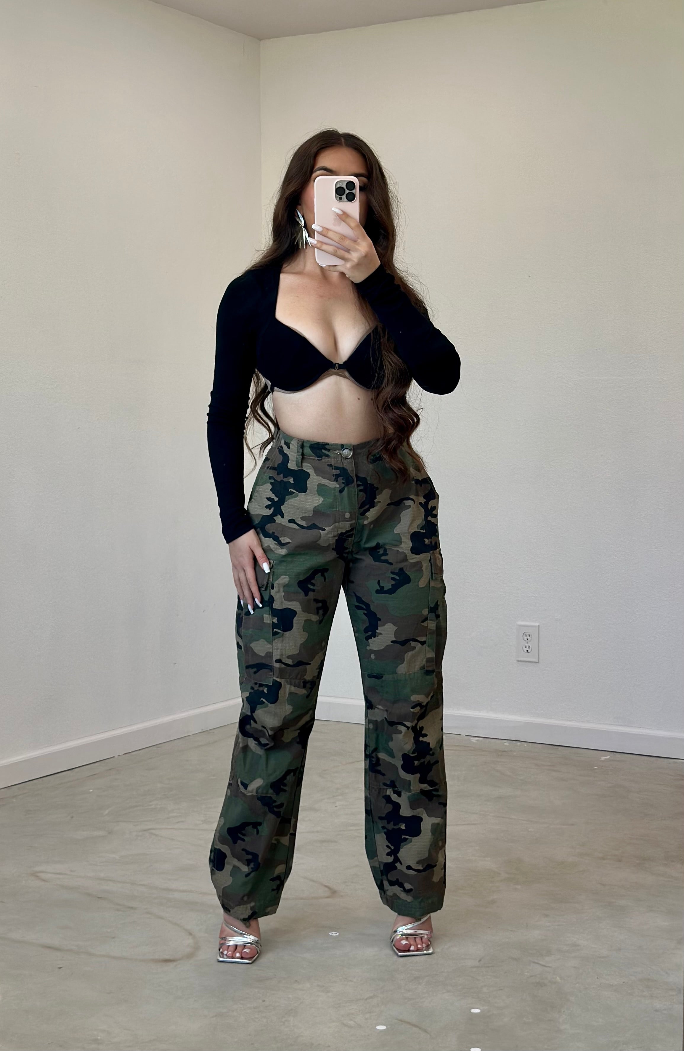 Nataly Cargo Pants (Camo)