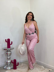 Divina Sequin Jumpsuit
