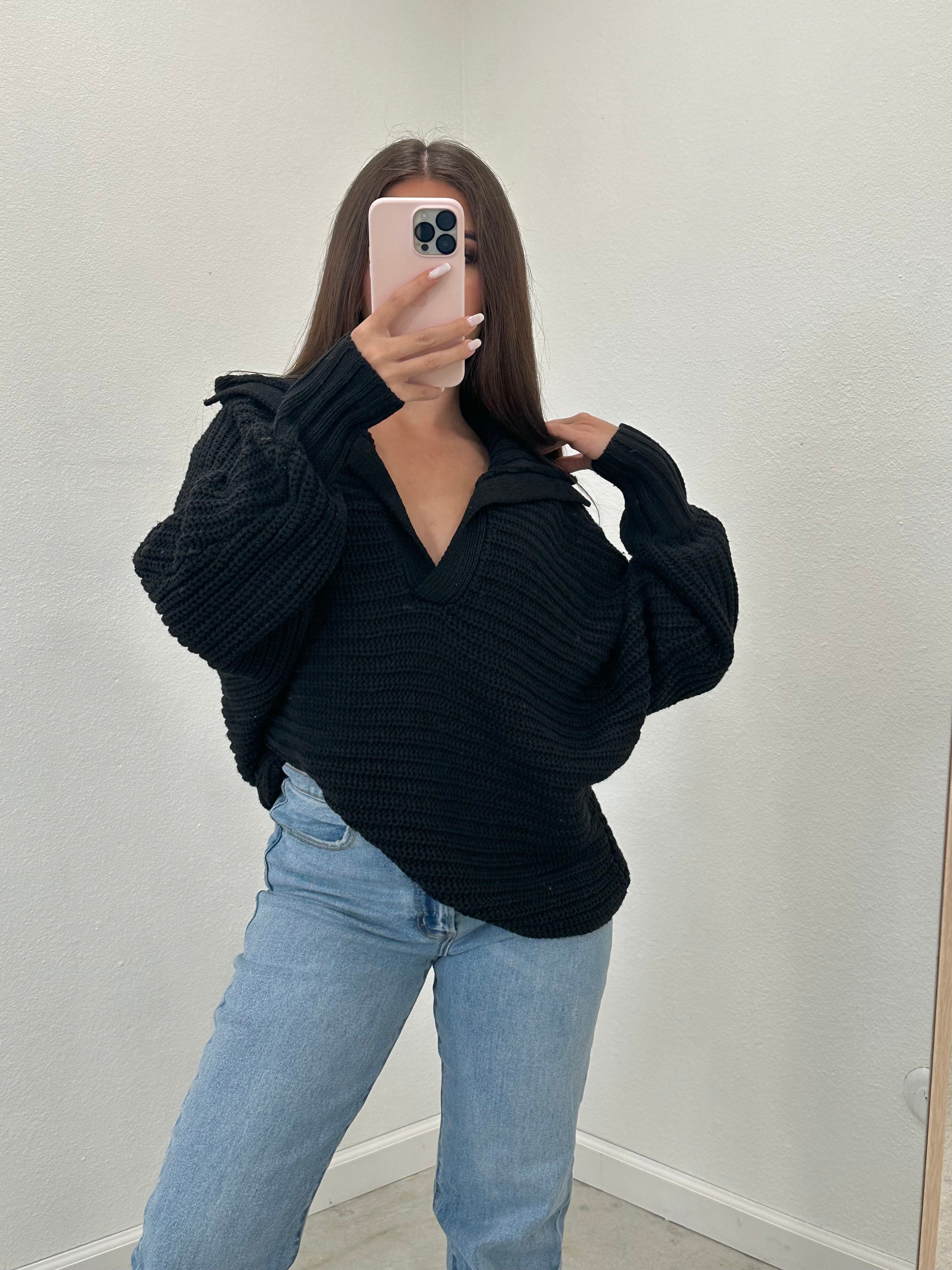 Abel Knit Sweater (Black)