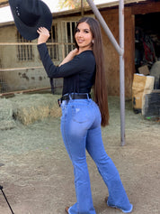 Muchacha Chida High Flare Jeans - Long Length 34" Inseam