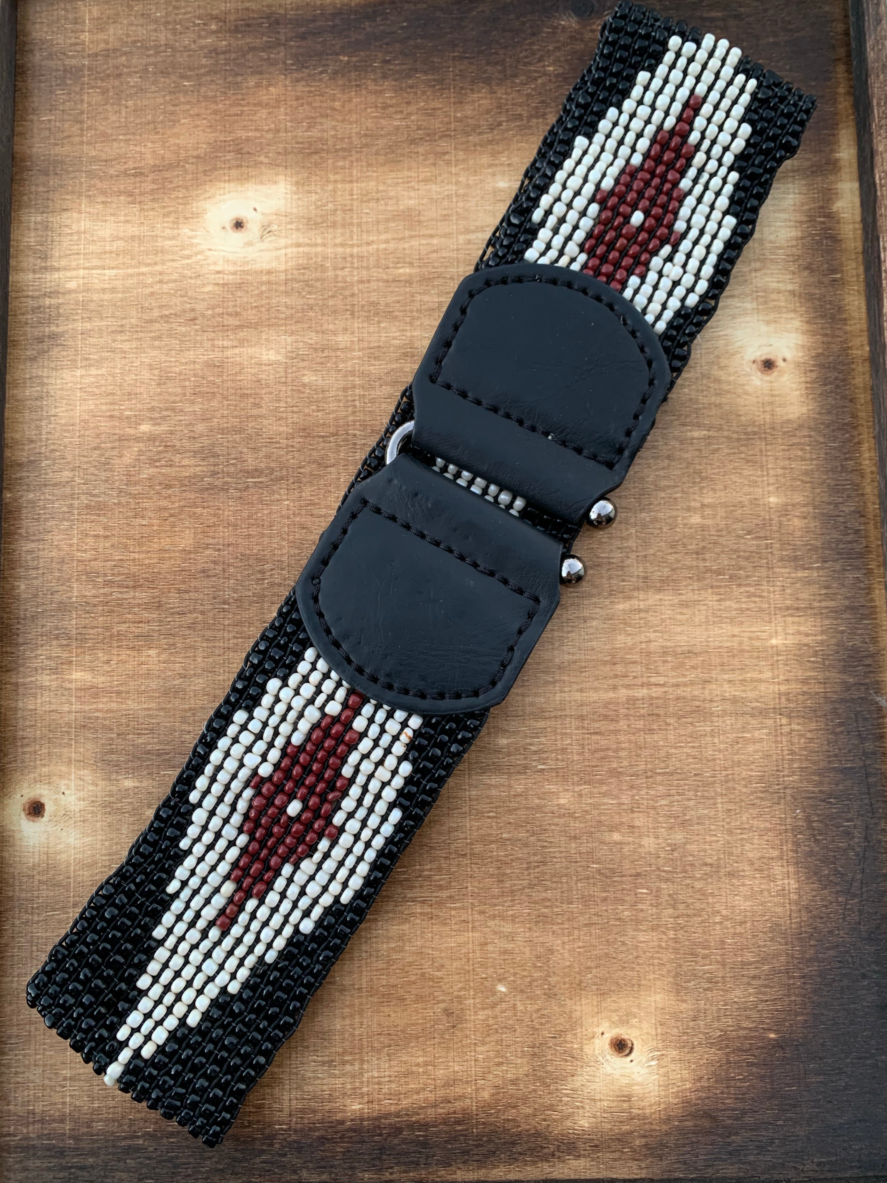 Xochitl Beaded Elastic Belt