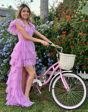 Fairytale Princess Tulle Maxi Dress (Rapunzel Lavender)