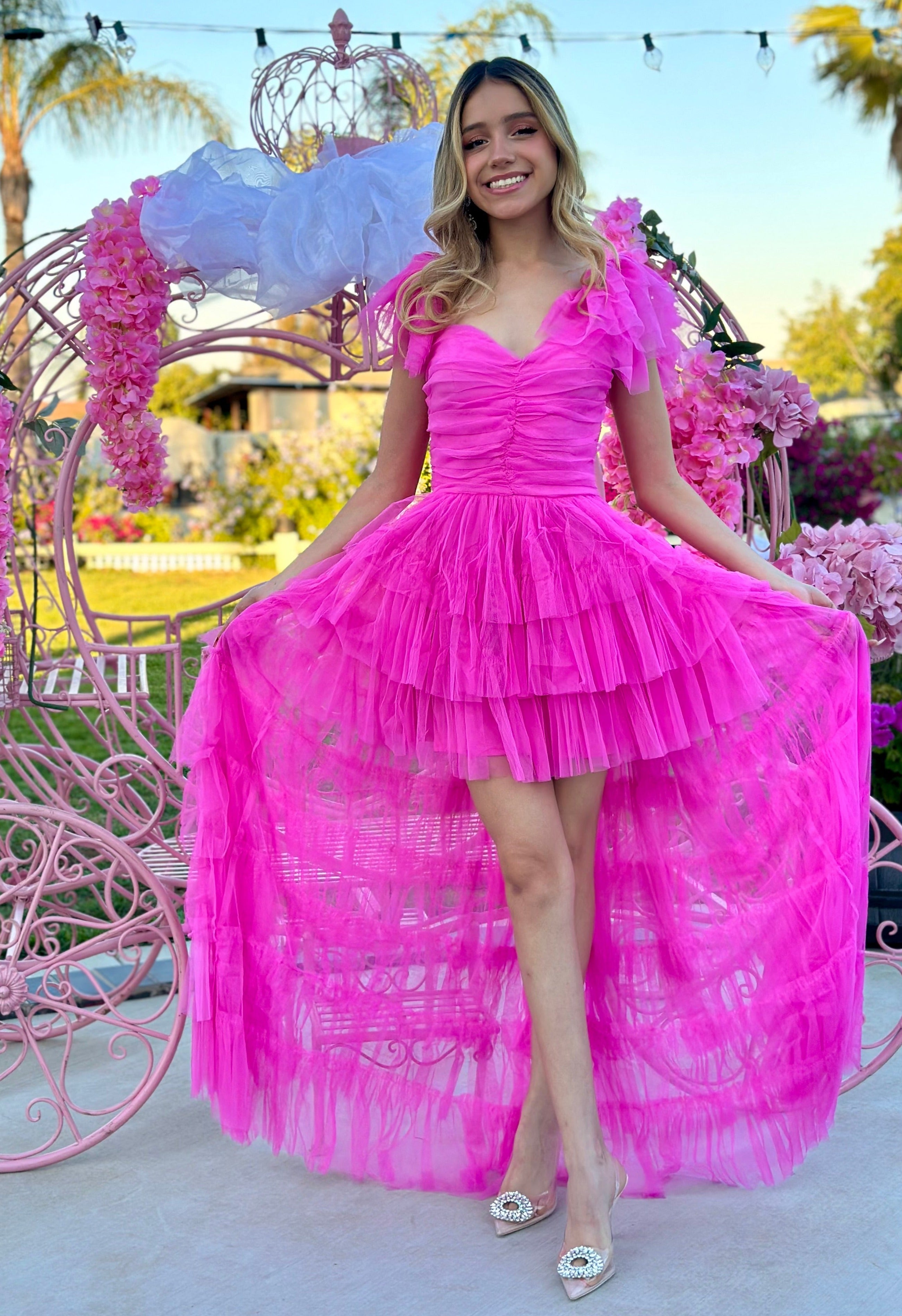 Fairytale Princess Tulle Dress (Sleeping Beauty Pink)