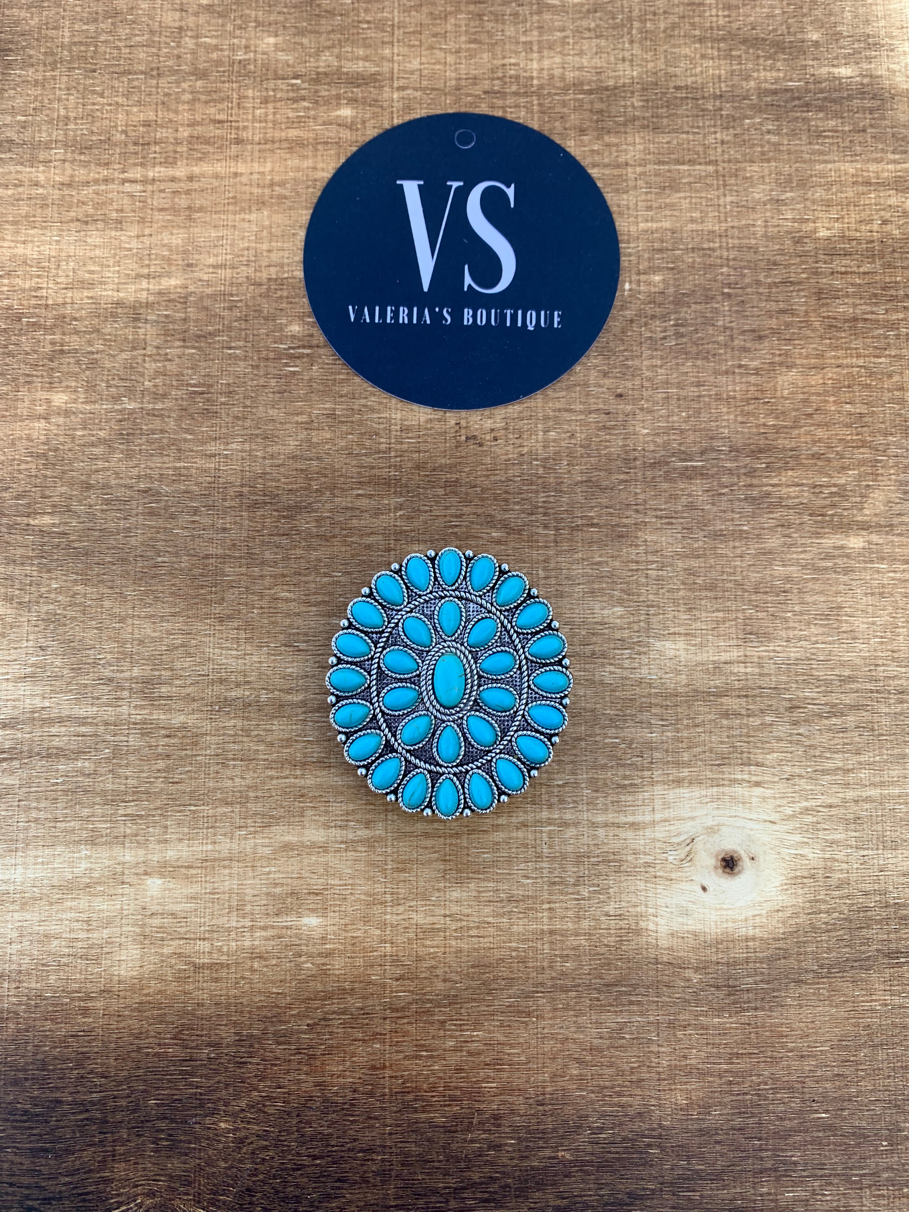 THE Concho Charm (Turquoise)
