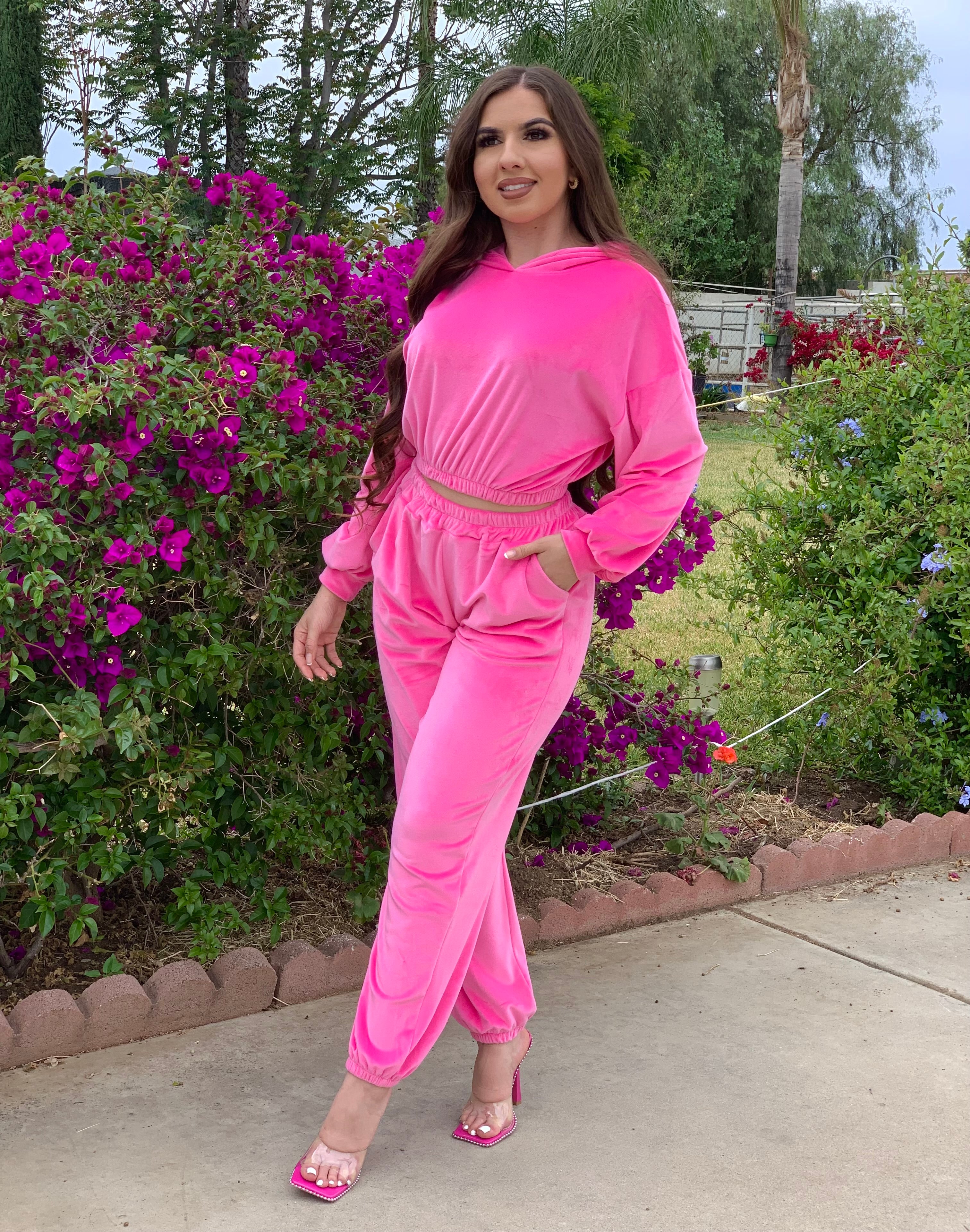 Vanessa Pant Set (Pink)