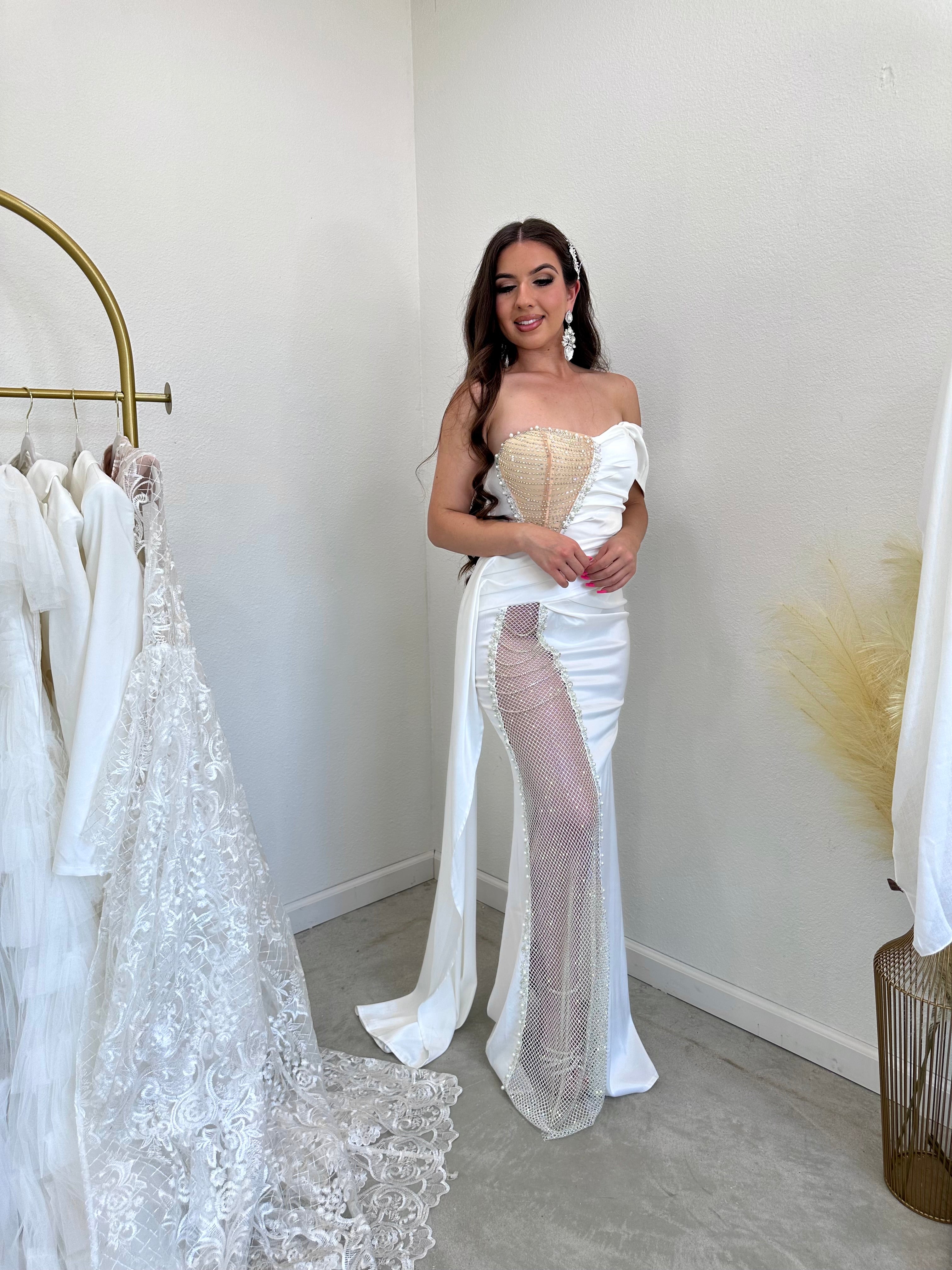 Wifey Embellished Gown