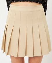 School Girl Pleated Skirt (Nude)