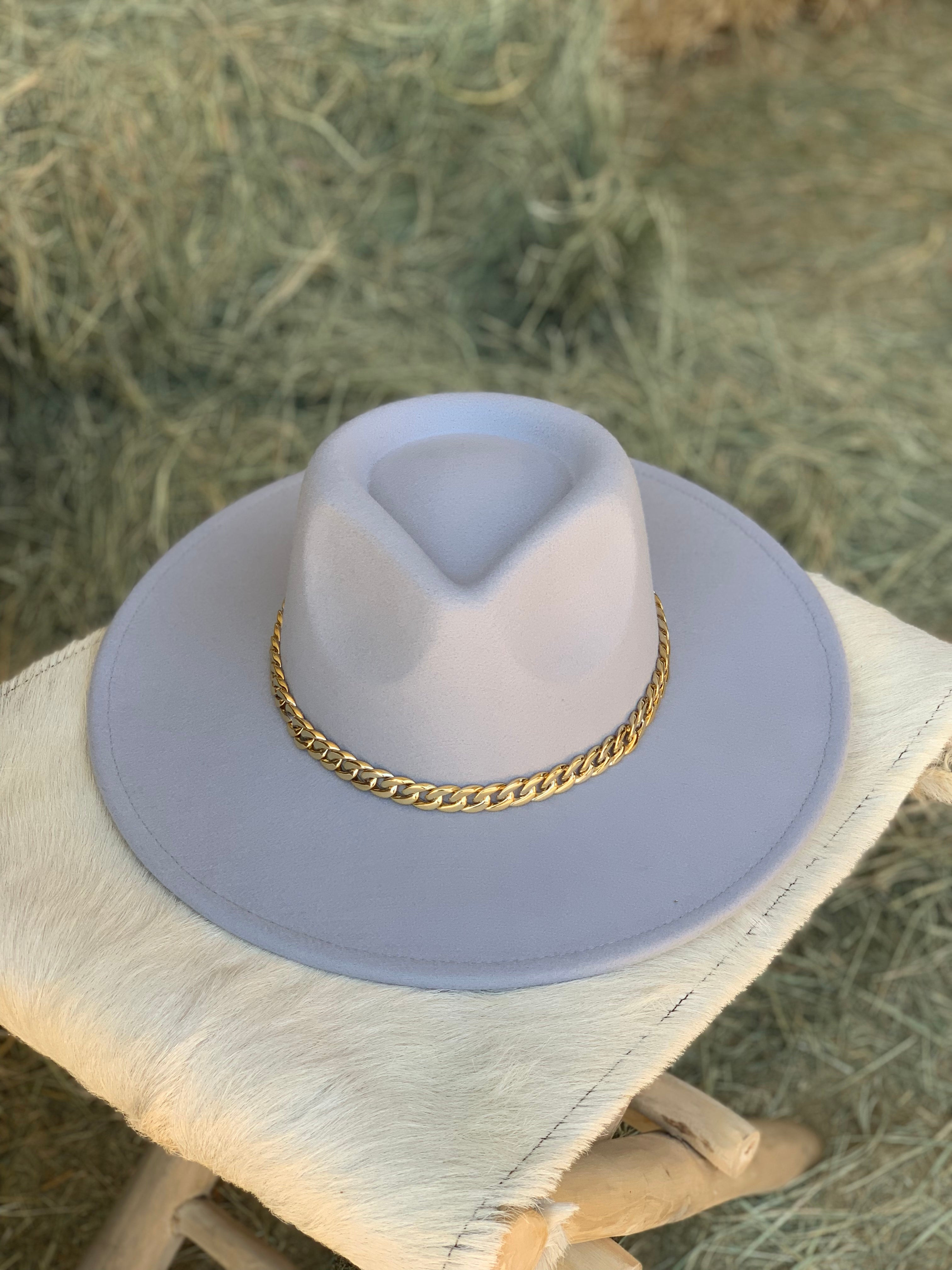 Ximena Hat (Blue/Grey)