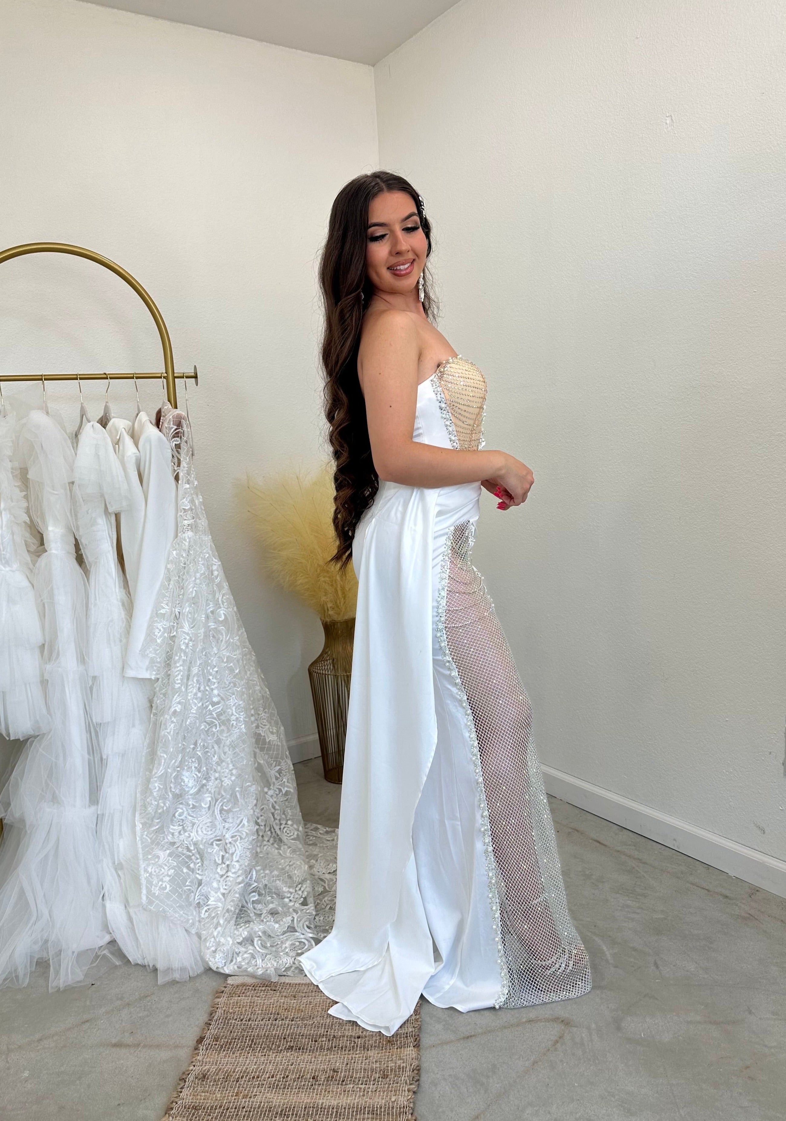 Wifey Embellished Gown