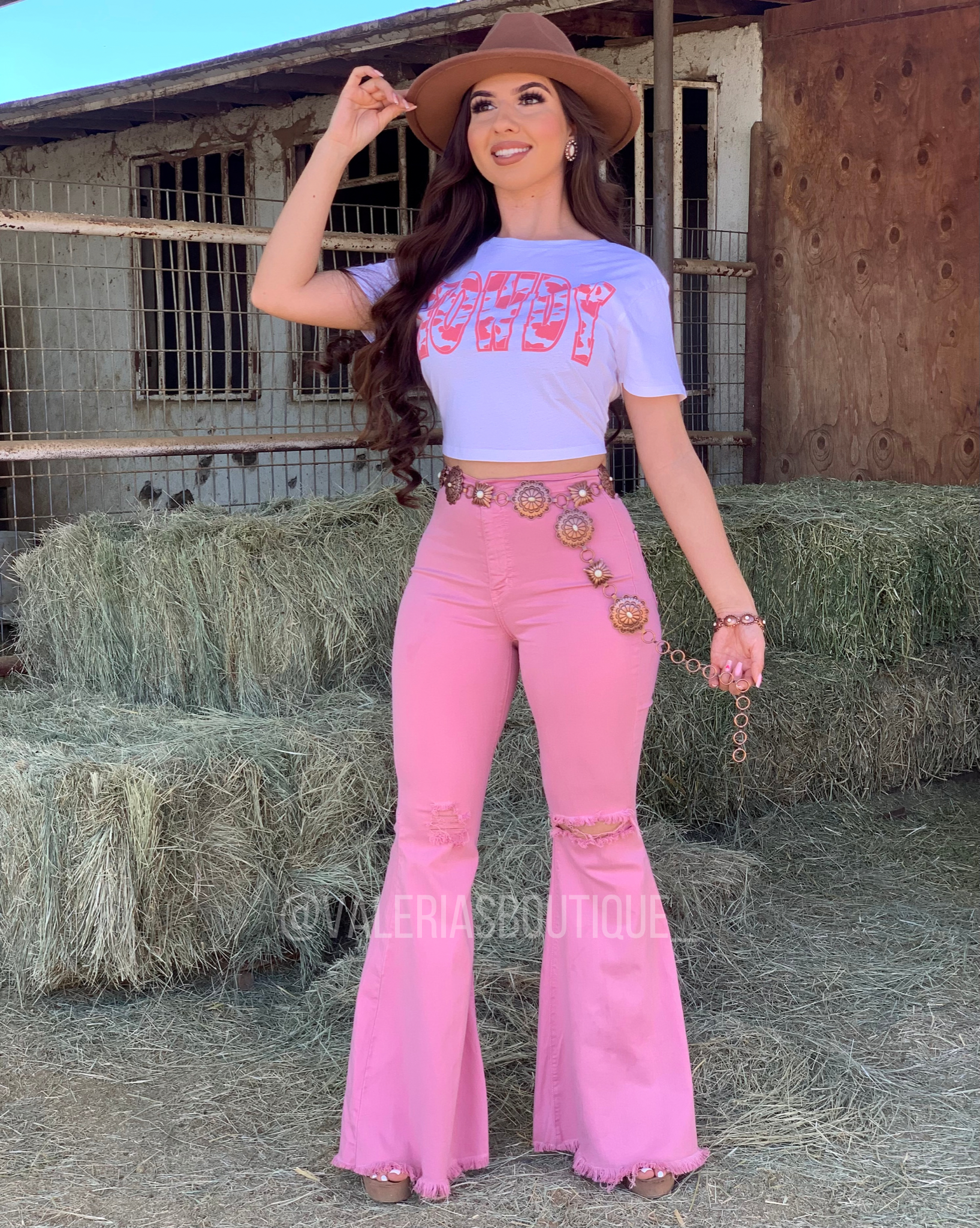 Niña Fresa High Rise Bell Bottom Jeans – Valeria'S Boutique