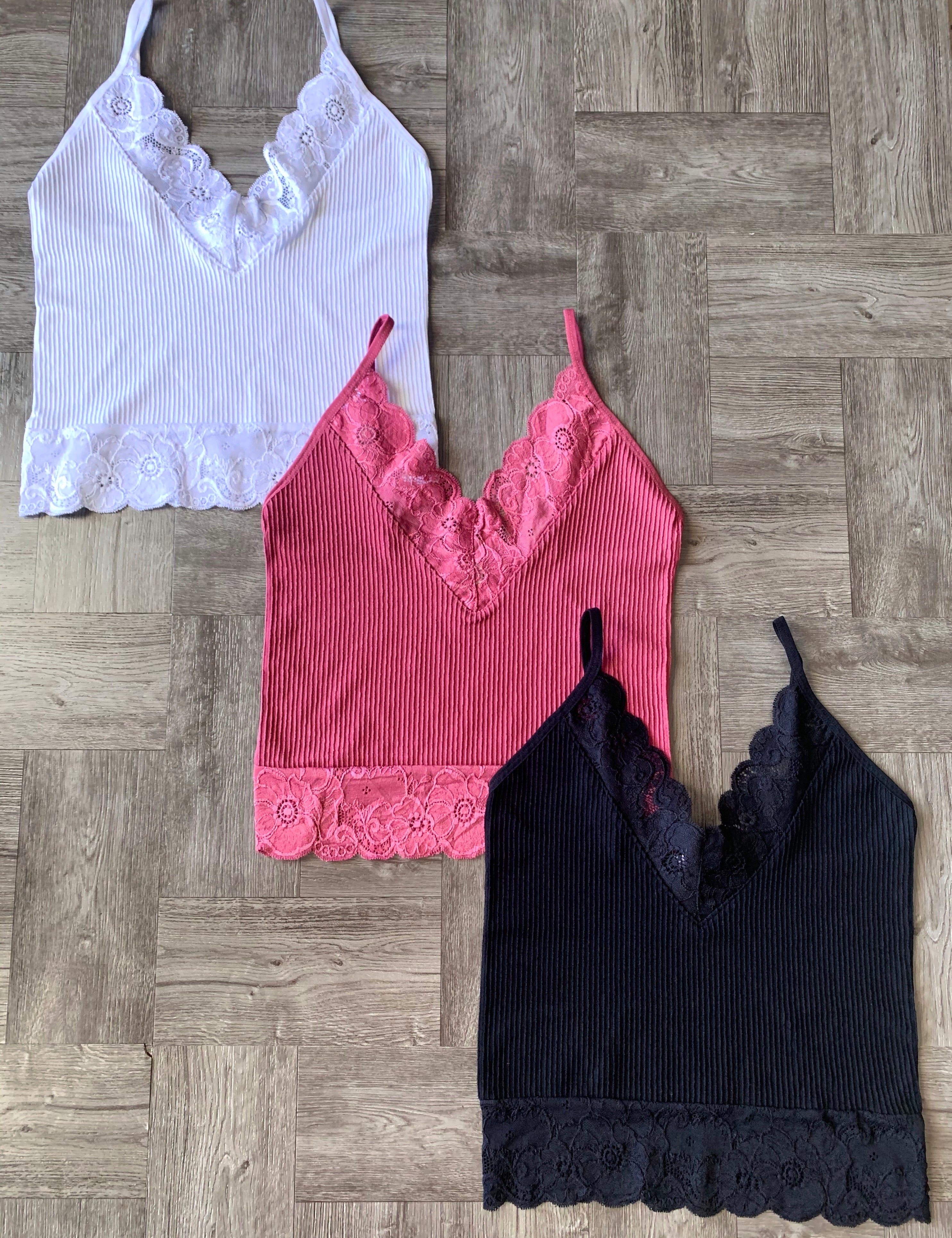 Litzy Ribbed Tank Top - Valeria'S Boutique 