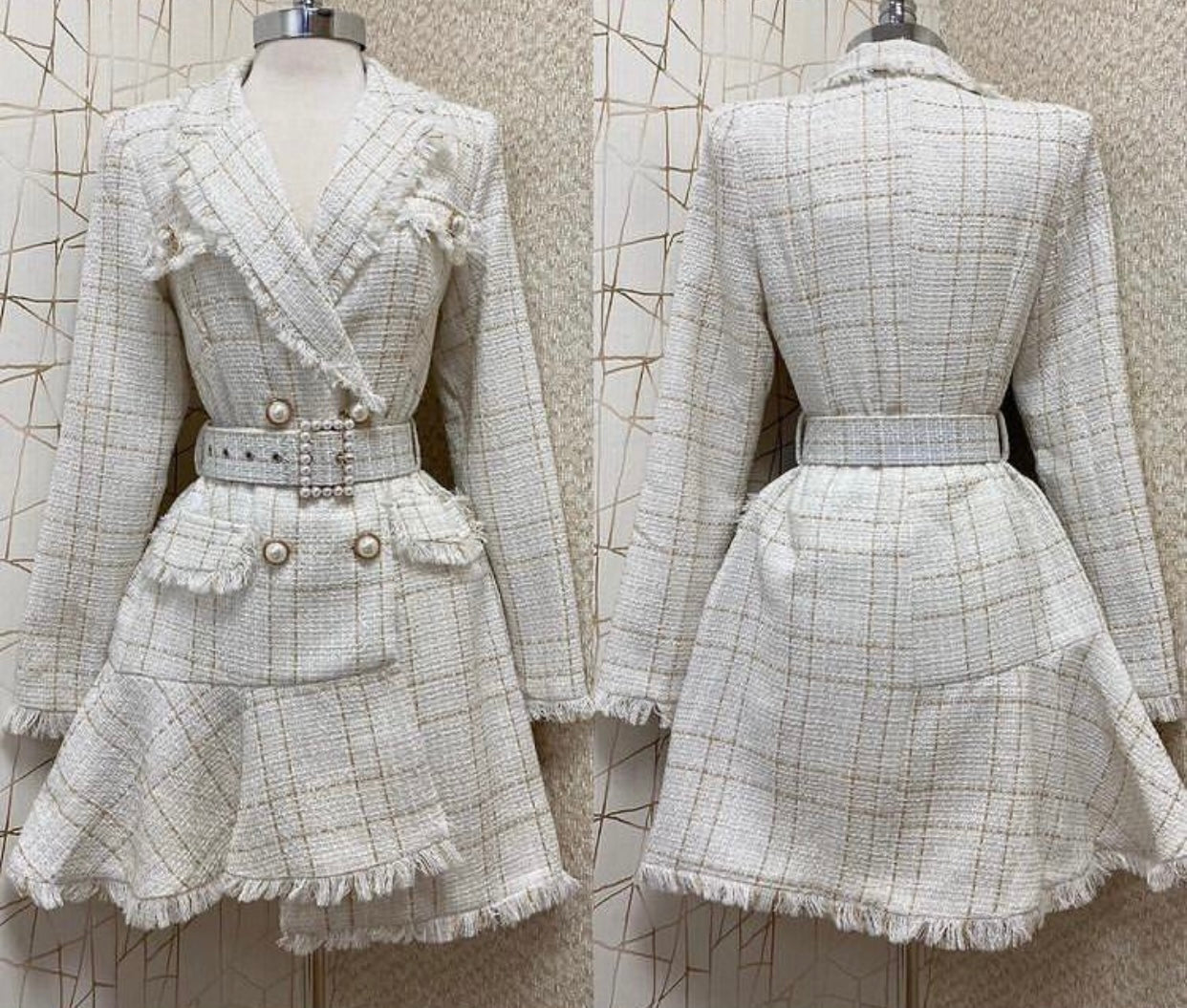 Kristen Tweed Blazer Dress – Valeria'S Boutique