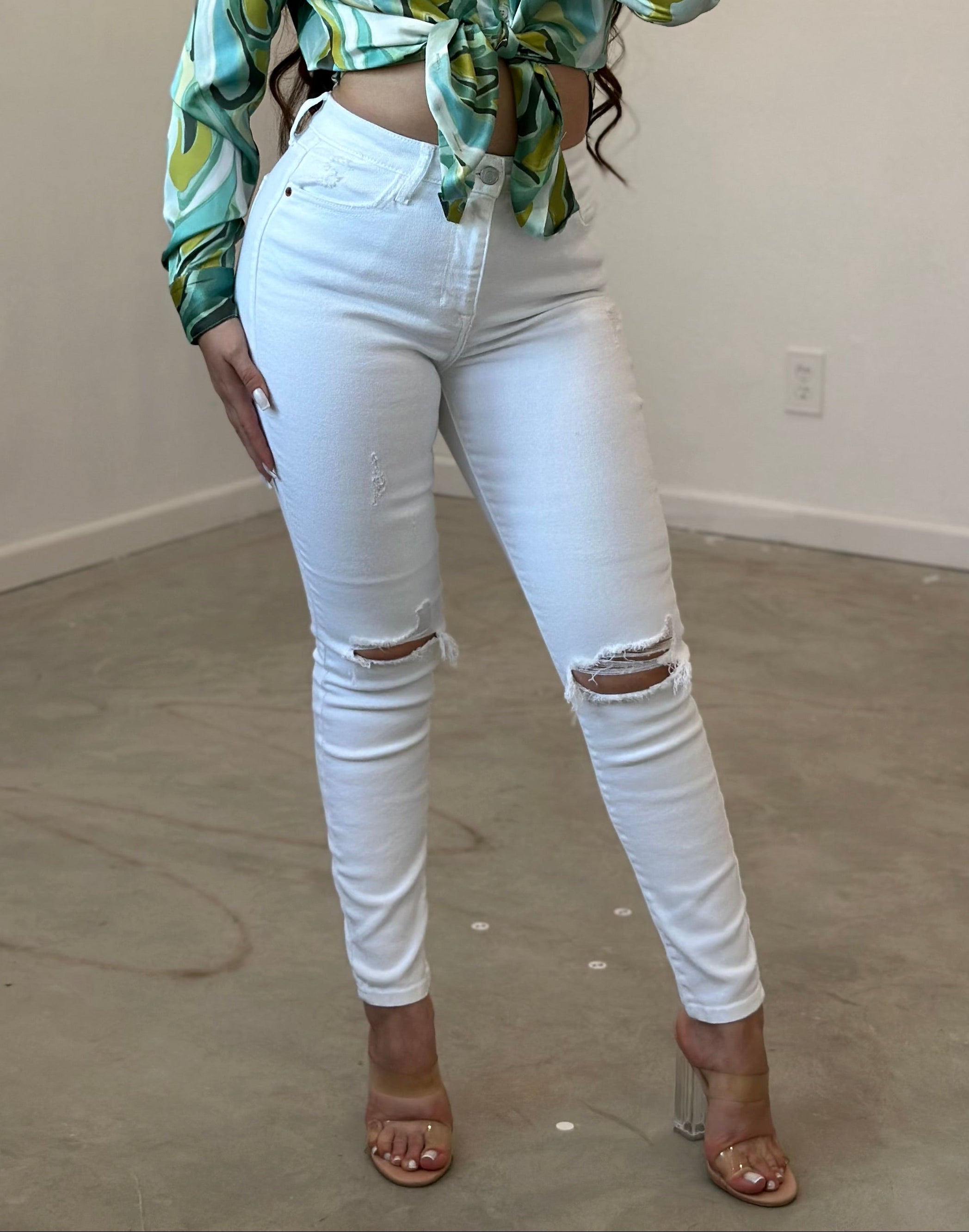 Cici High Rise Skinny Jeans