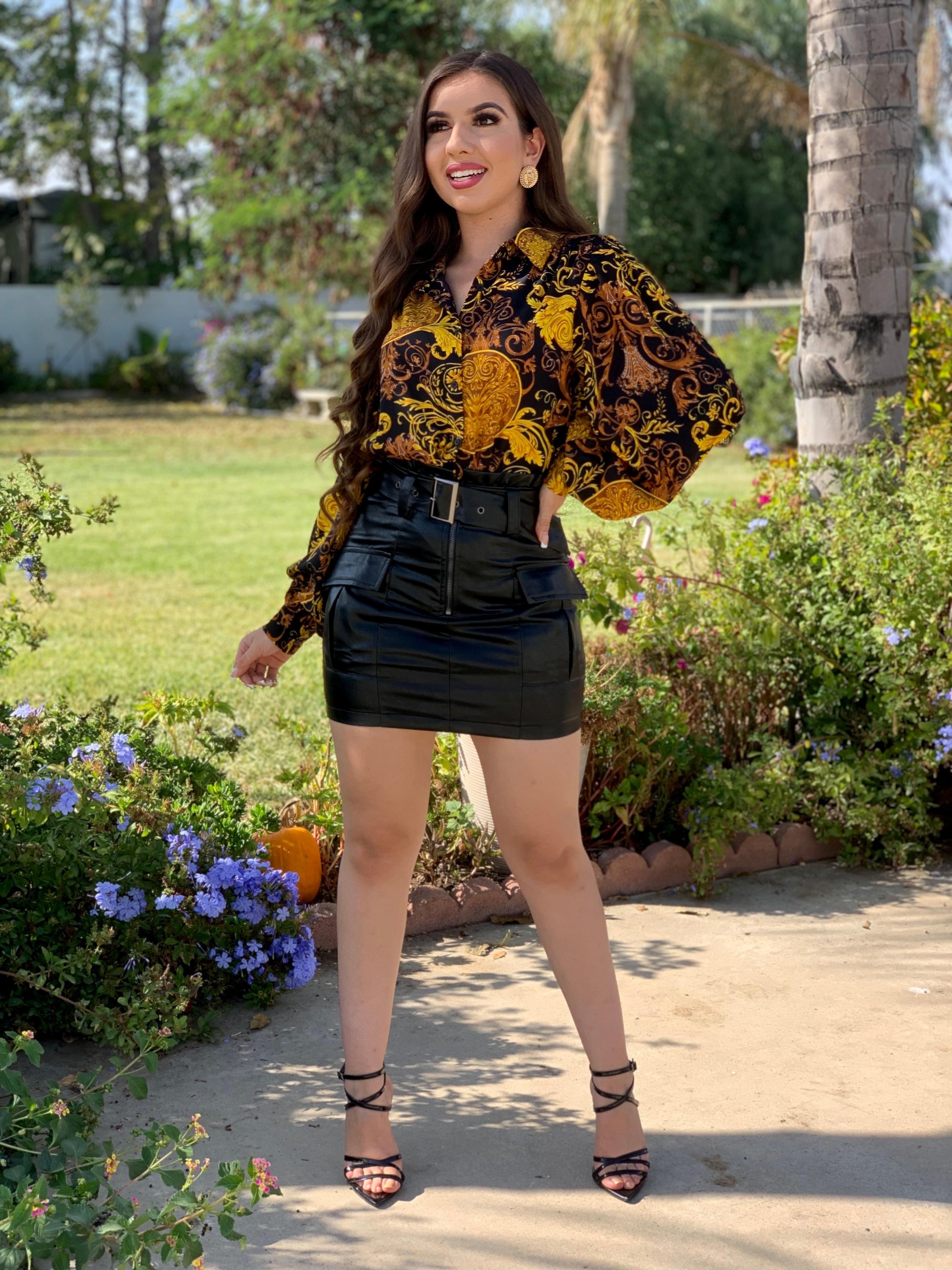 Unstoppable Printed Blouse